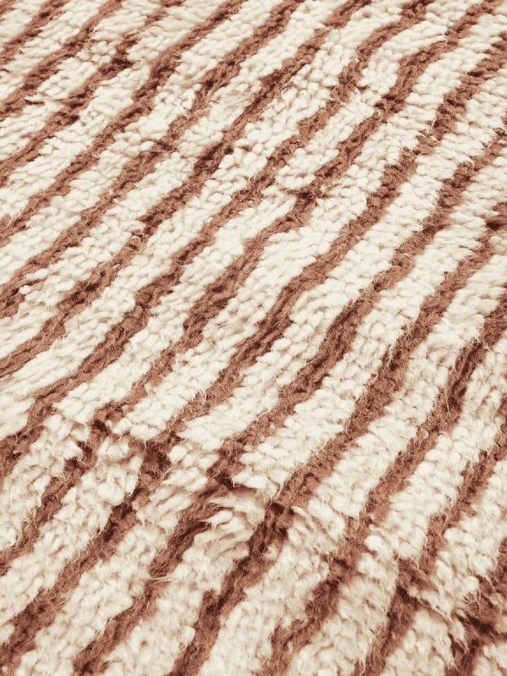 Kami teppe, Off white-red brown, 120x180 cm Ferm Living