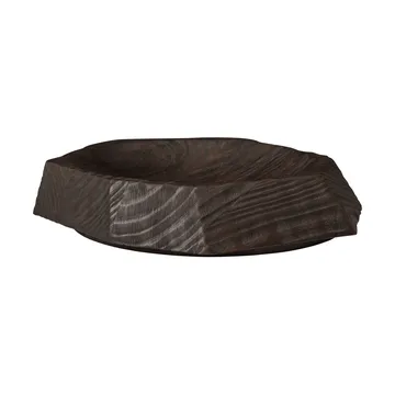 Koh centrepiece dekorasjonsfat - Dark brown, 35 cm - Ferm Living