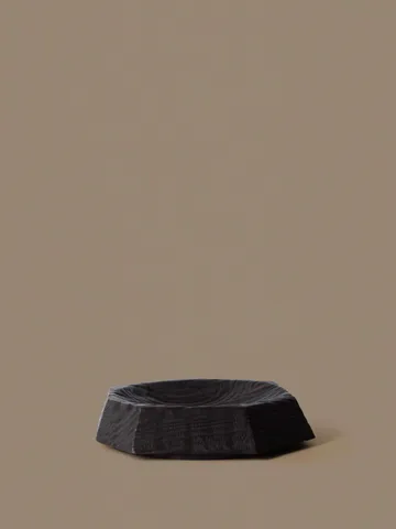 Koh centrepiece dekorasjonsfat - Dark brown, 35 cm - Ferm Living