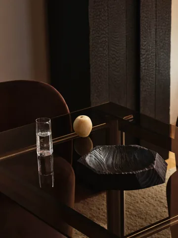 Koh centrepiece dekorasjonsfat - Dark brown, 35 cm - Ferm Living