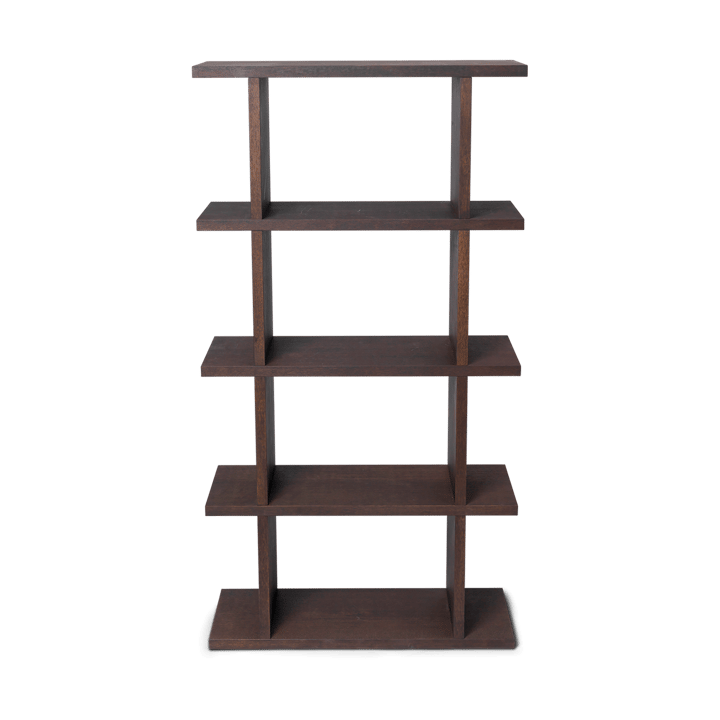 Kona bokhylle 1x4 - Dark stained - Ferm Living