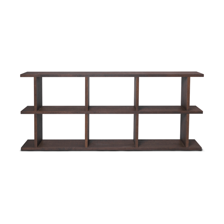 Kona bokhylle 3x2 - Dark stained - Ferm Living