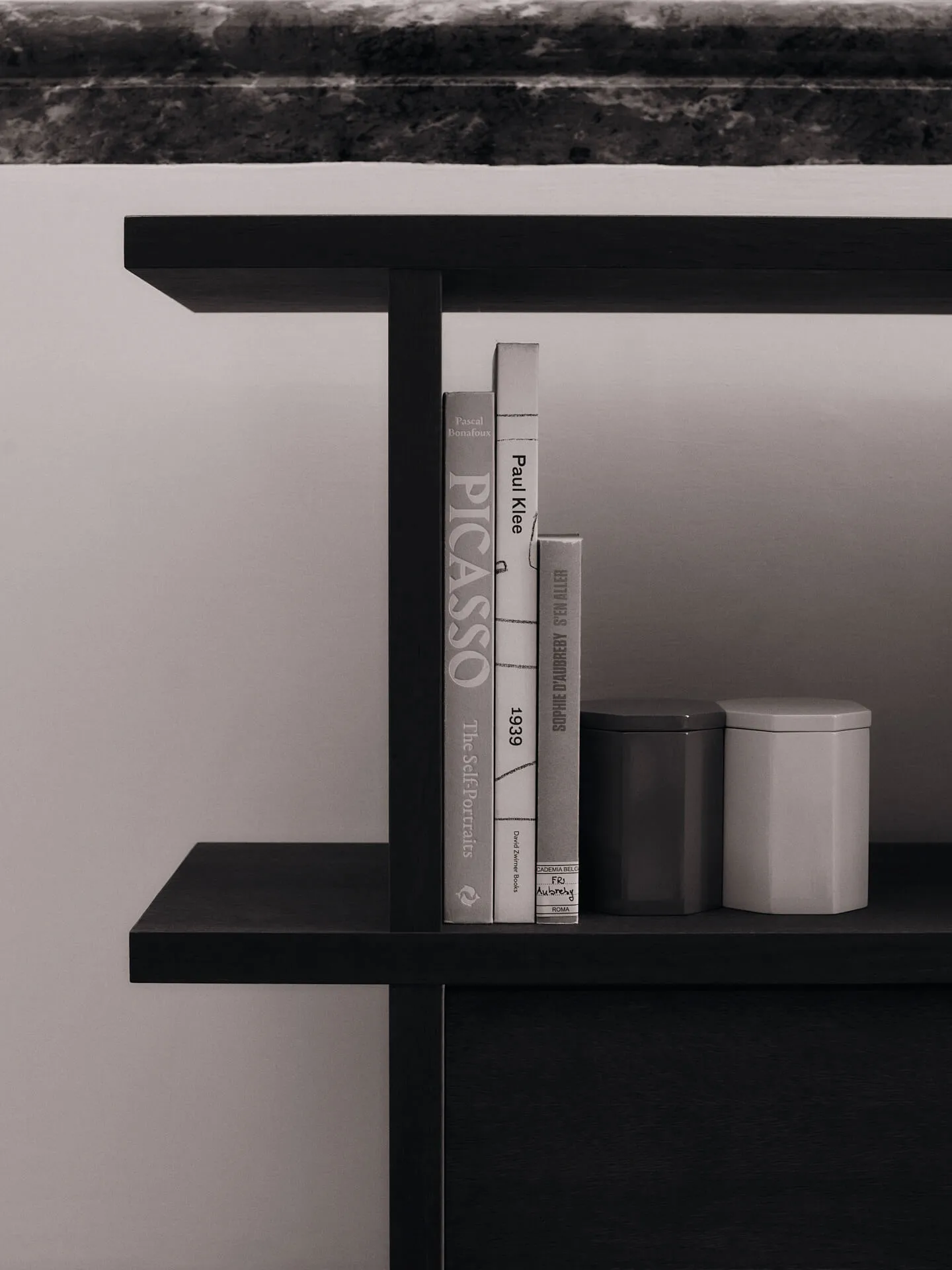 Kona bokhylle skapinnsats, Dark Stained Ferm Living