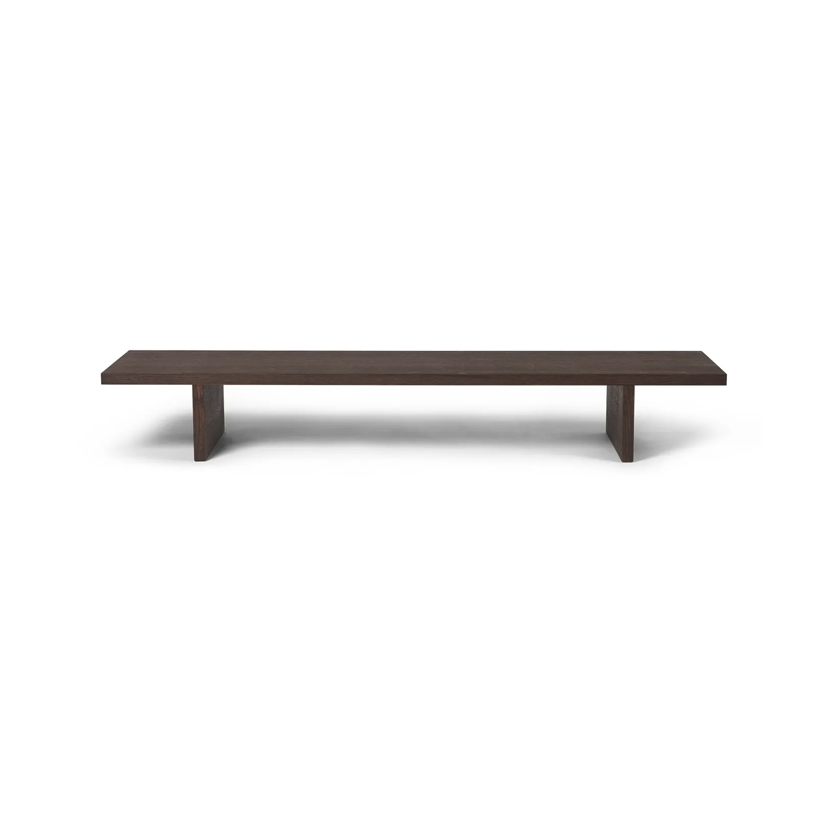 Kona display table Sidebord, Dark stained oak veneer Ferm Living