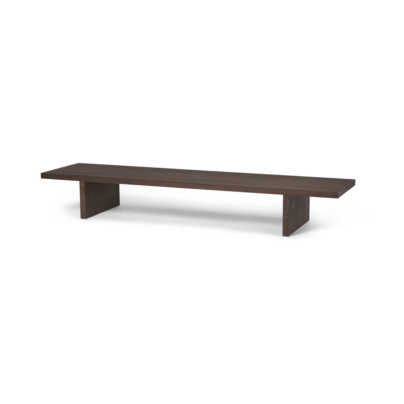 Kona display table Sidebord, Dark stained oak veneer Ferm Living