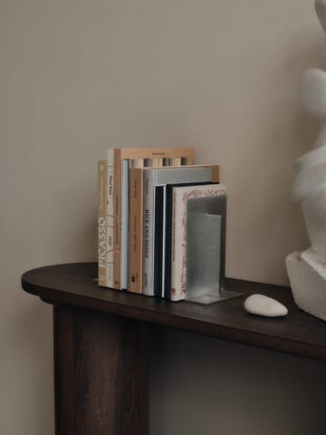 Lager bokstøtte 2-pack - Aluminium - Ferm Living