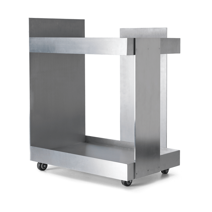 Lager serveringsvogn - Aluminium  - Ferm Living
