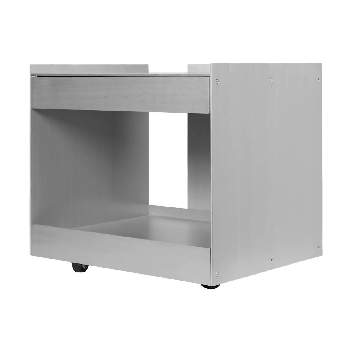 Lager serveringsvogn, Low, aluminium Ferm Living