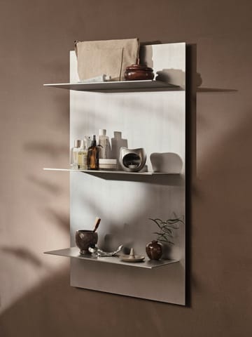 Lager vegghylle triple 55x100 cm - Aluminium - Ferm Living