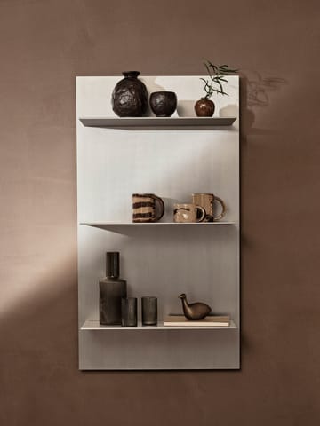 Lager vegghylle triple 55x100 cm - Aluminium - Ferm Living