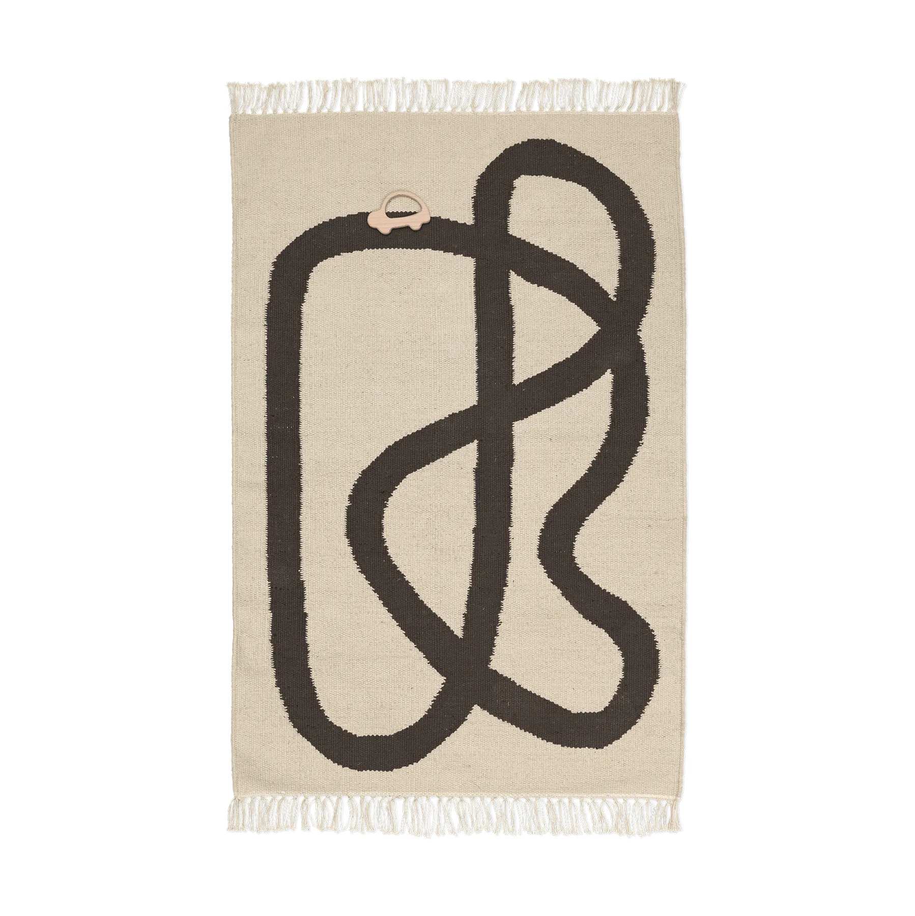 Lane teppe 70 x 105 cm, Offwhite-Chocolate Ferm Living