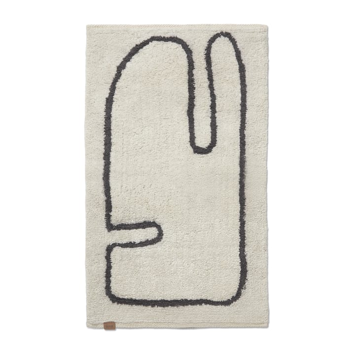 Lay baderomsmatte 50 x 70 cm - Off white-coffee - Ferm Living