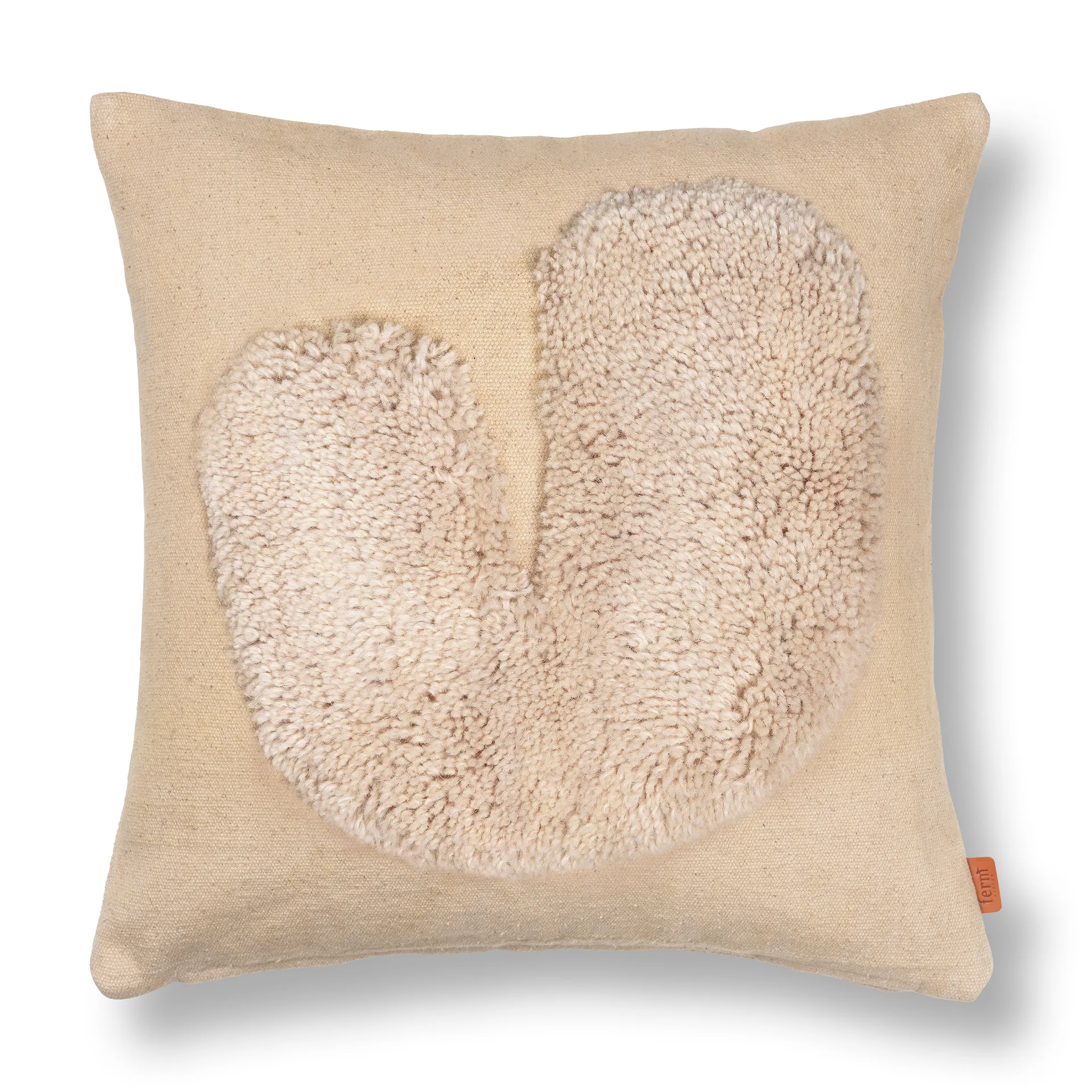 Lay pute 50 x 50 cm, Sand / Offwhite Ferm Living
