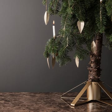 Leaf brass juletrepynt - 4-stk - Ferm Living