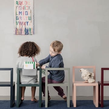 Little Architecht barnestol - Dark blue, askefinér - Ferm Living