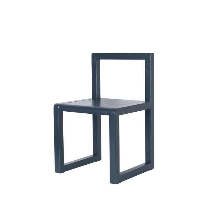 Little Architecht barnestol - Dark blue, askefinér - Ferm Living
