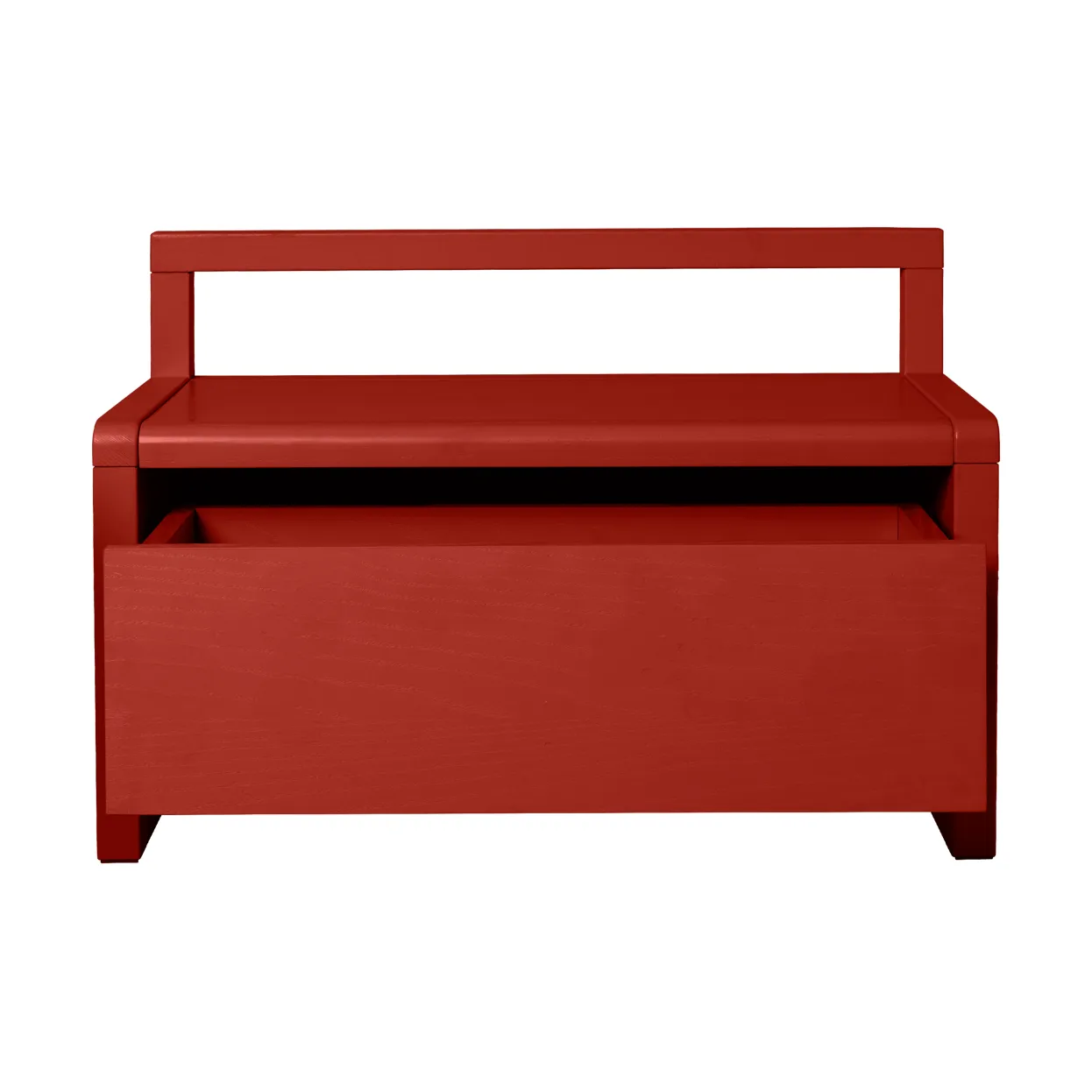Little architect oppbevaringsbenk, Poppy Red, 60x30x41,2 cm Ferm Living