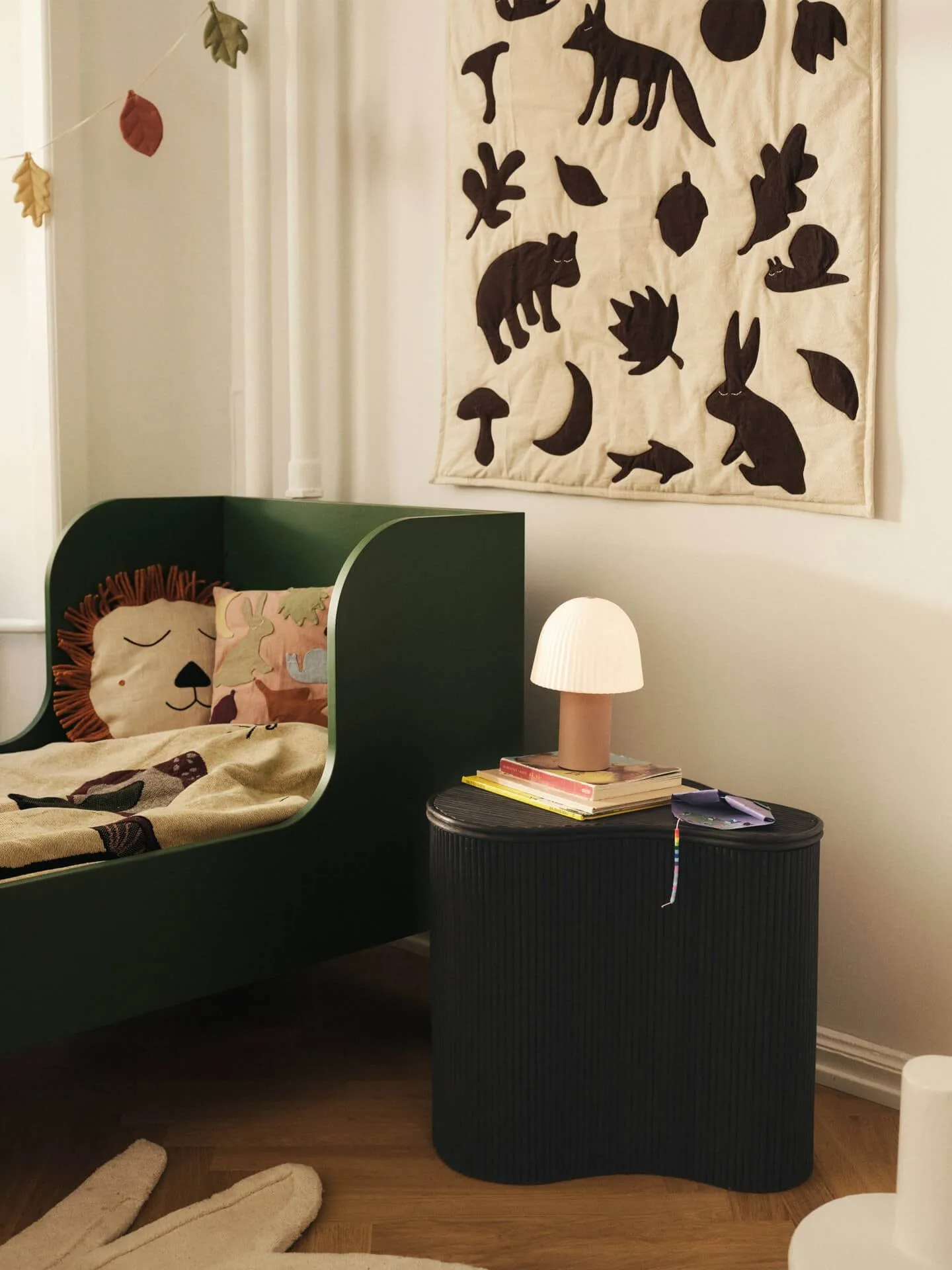 Lunden pledd, Off-white-dark chocolate, 80x110 cm Ferm Living