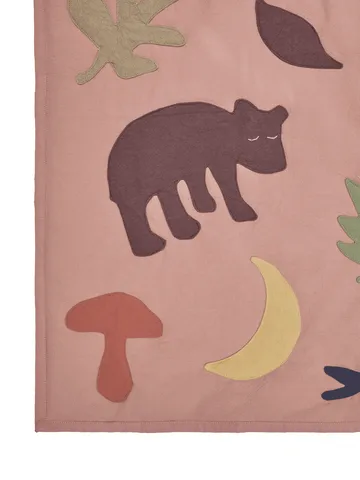 Lunden pledd - Rose-multi, 80x110 cm - Ferm Living