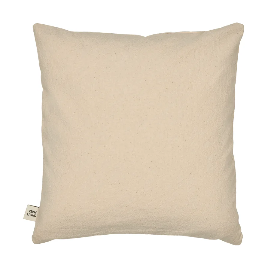 Lunden pute, Off-white-dark chocolate, 30x30 cm Ferm Living