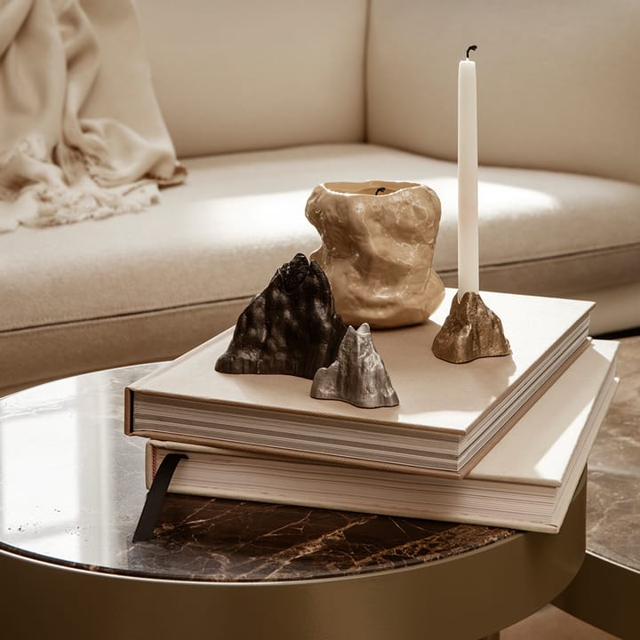 Marble Table sofabord, marmor svart, medium, svart stativ Ferm Living