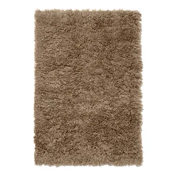 Meadow High Pile gulvteppe 140x200 cm - Dark beige - Ferm Living