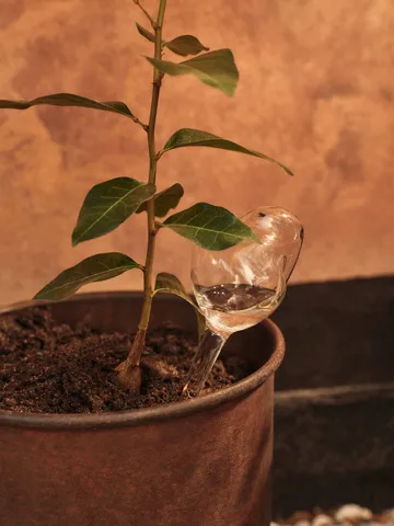 Mercury vanningskule 2 deler - Clear, 12x18,5 cm - Ferm Living