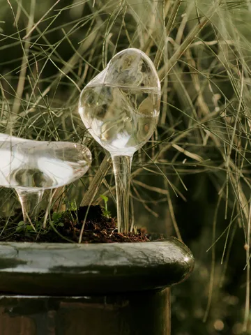 Mercury vanningskule 2 deler - Clear, 15x24 cm - Ferm Living