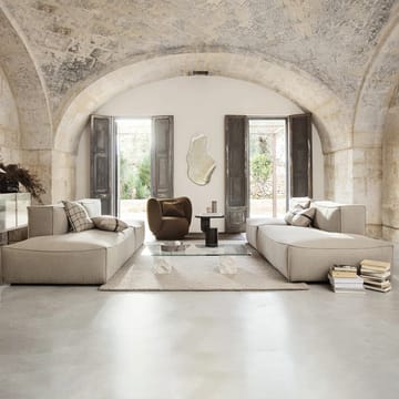 Mineral sofabord - Glass, base i marmor - Ferm Living