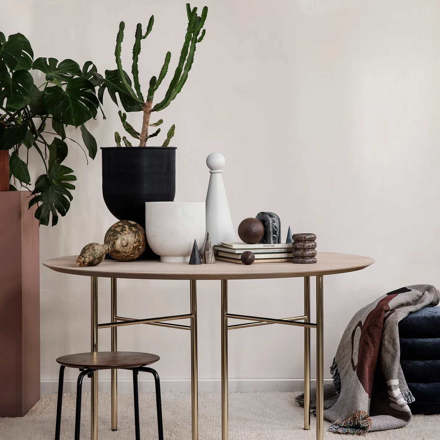 Mirage pledd 120x170 cm, Grey Ferm Living