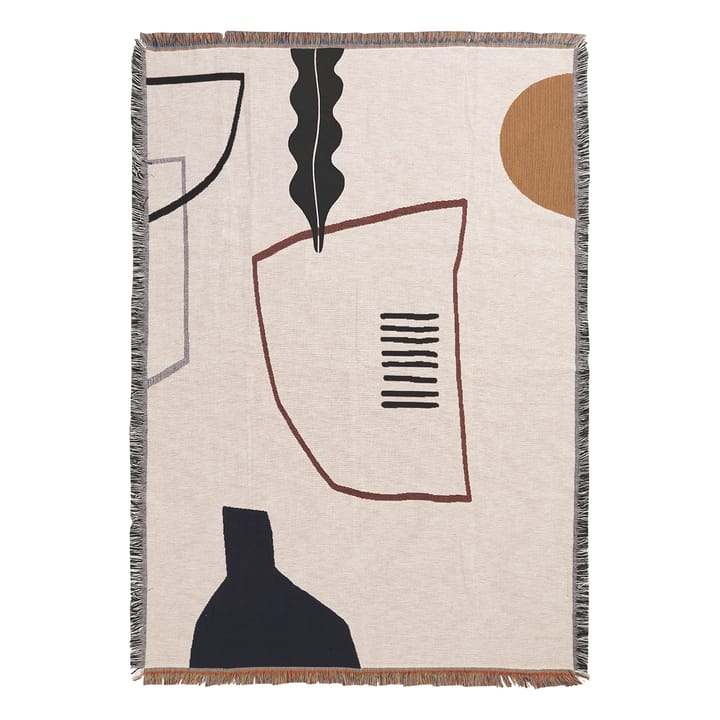 Mirage pledd 120x170 cm - Off white - Ferm Living