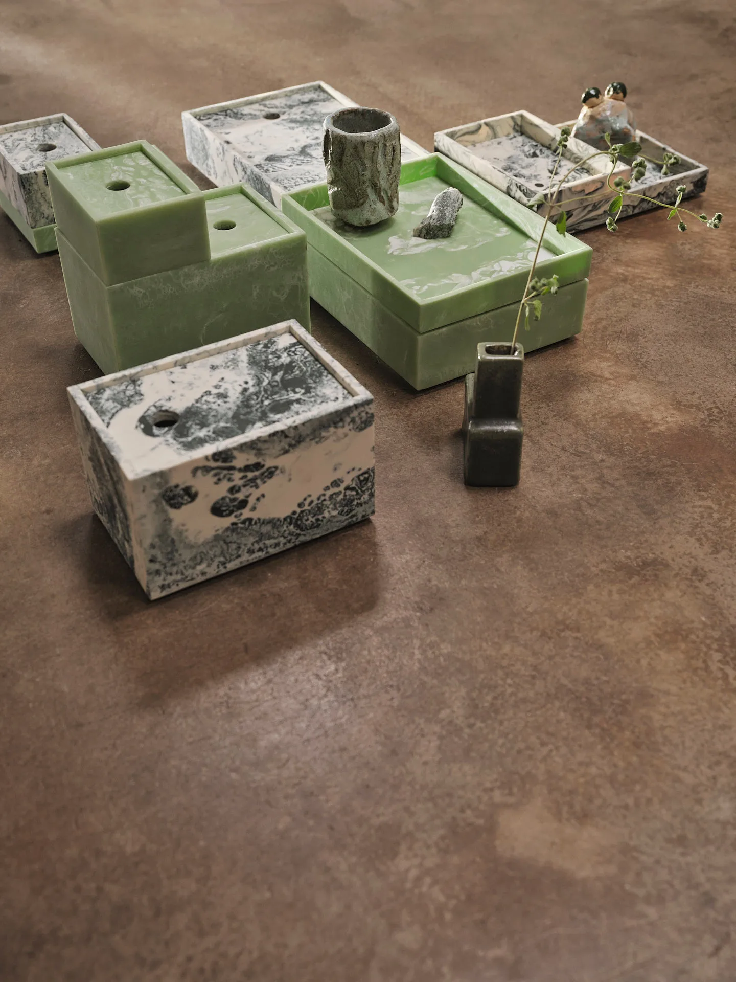 Mist dekorasjonsbrett 15x20 cm, Seafoam Ferm Living