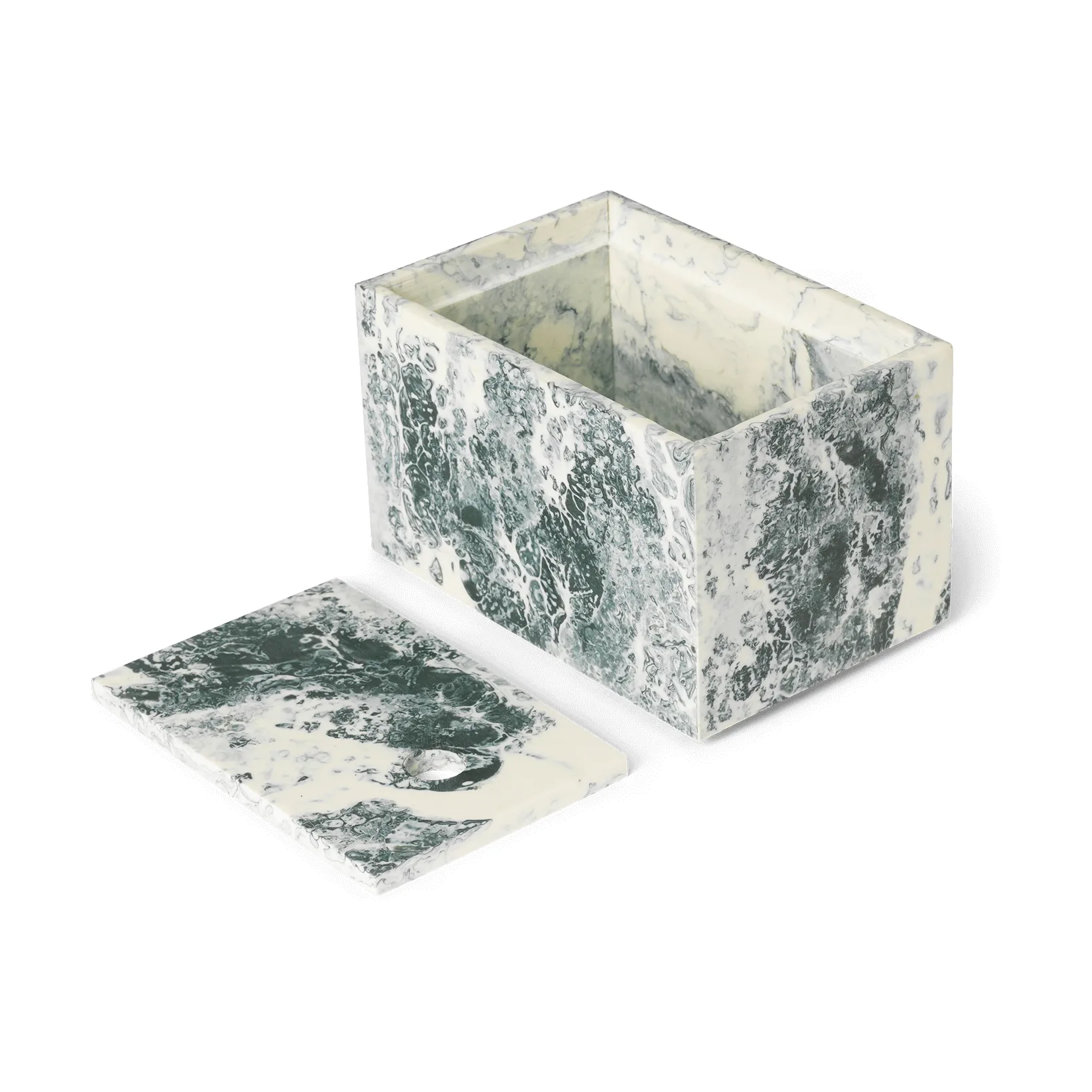 Mist oppbevaringsboks 10x15 cm, Emerald-off white Ferm Living