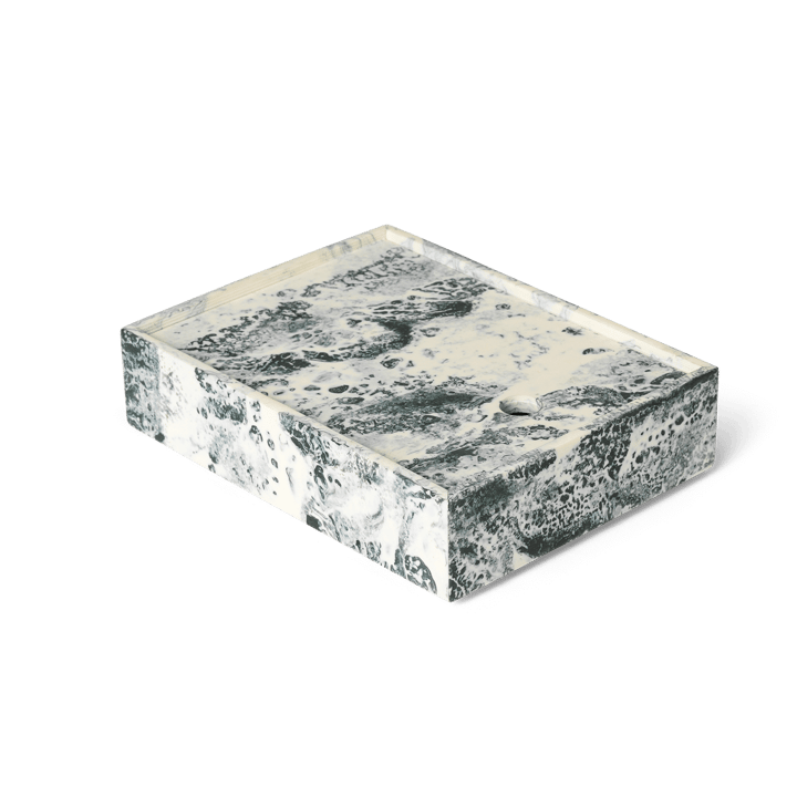 Mist oppbevaringsboks 15x20 cm - Emerald-off white - Ferm Living
