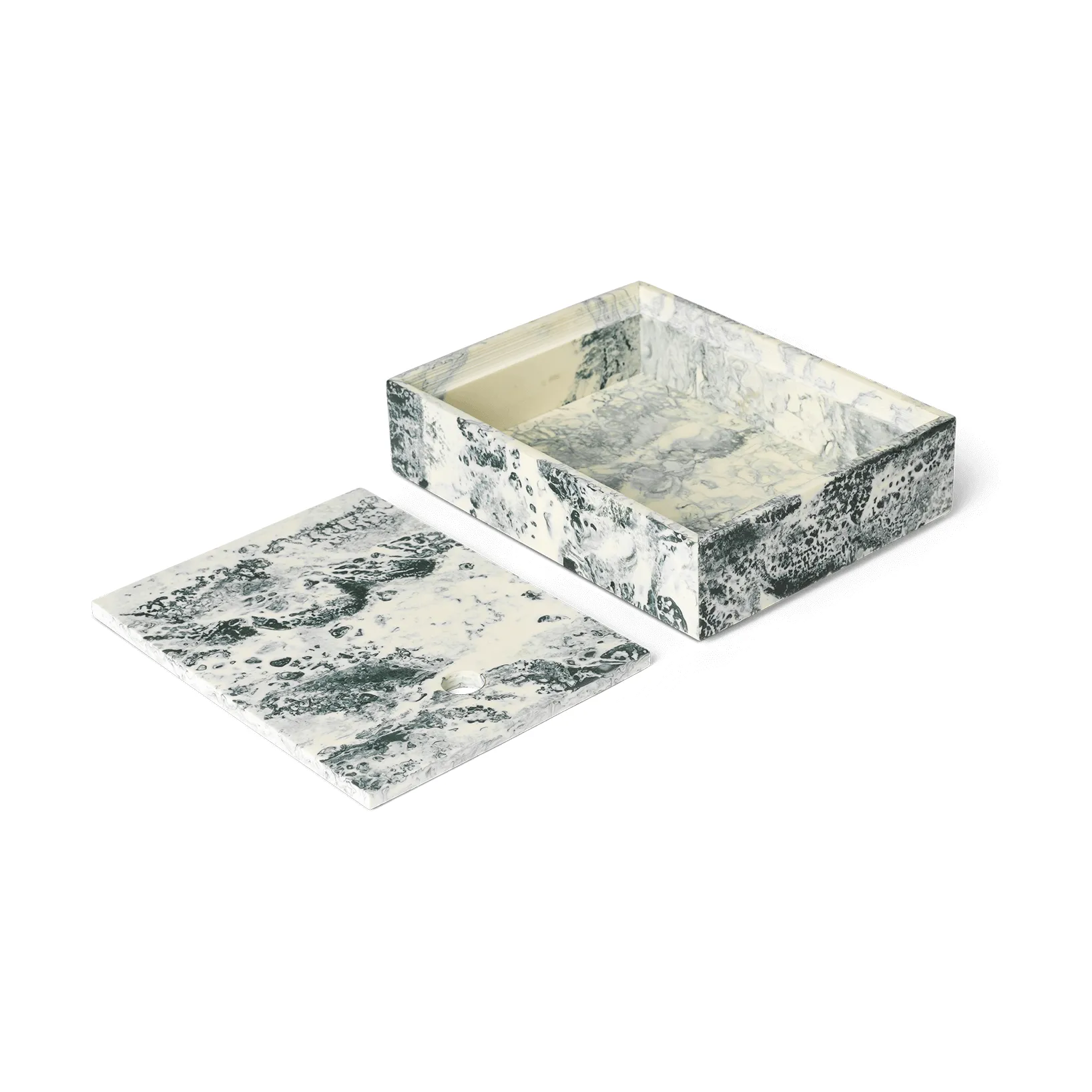 Mist oppbevaringsboks 15x20 cm, Emerald-off white Ferm Living