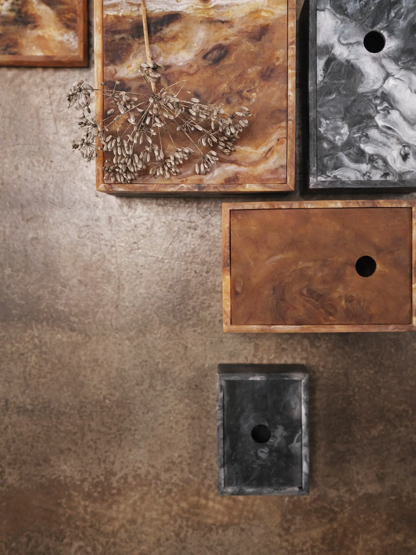 Mist oppbevaringsboks 7,5x10 cm, Charcoal Ferm Living