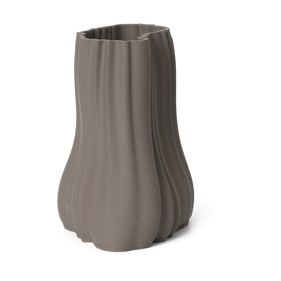 Moire vase 20 cm, Anthracite Ferm Living