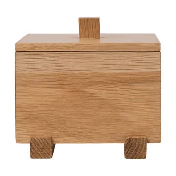 Moku ask - Ubehandlet eik, 10x11x9,5 cm - Ferm Living