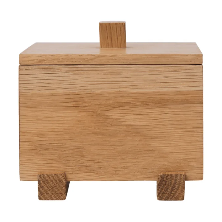 Moku ask - Ubehandlet eik, 10x11x9,5 cm - Ferm Living