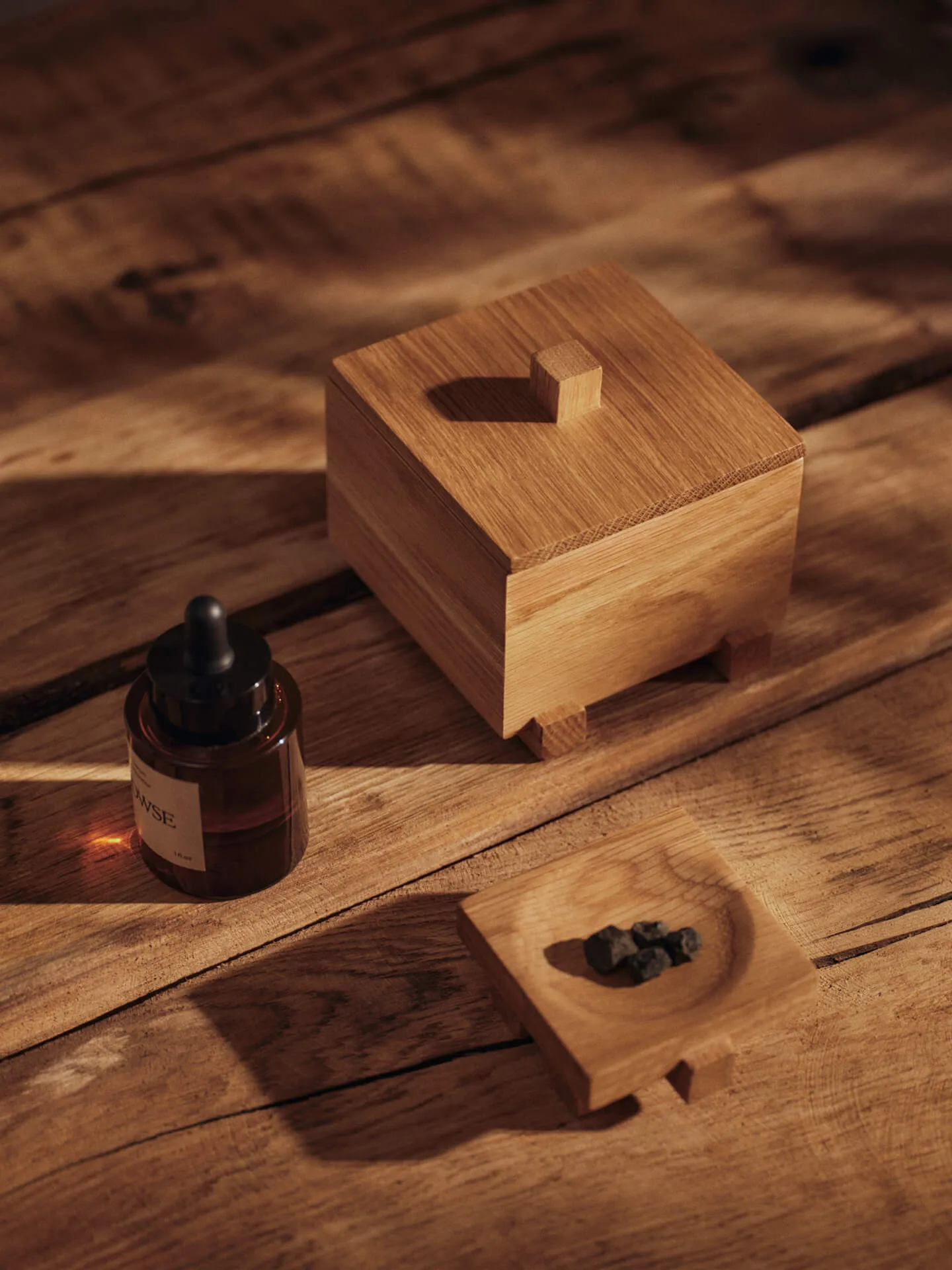 Moku brett, Ubehandlet eik, 7x8 cm Ferm Living