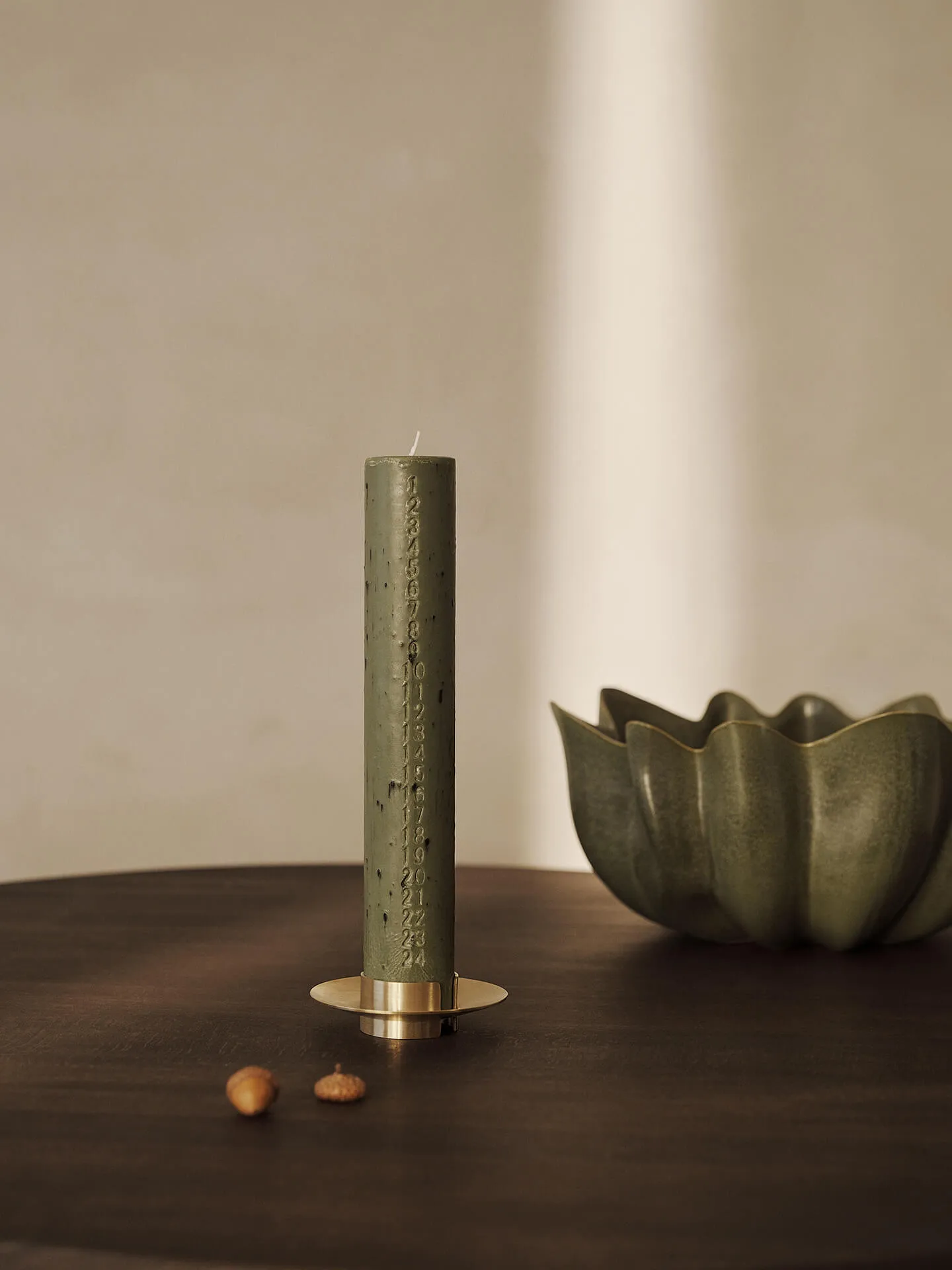 Mura kalenderlys, Artichoke green Ferm Living