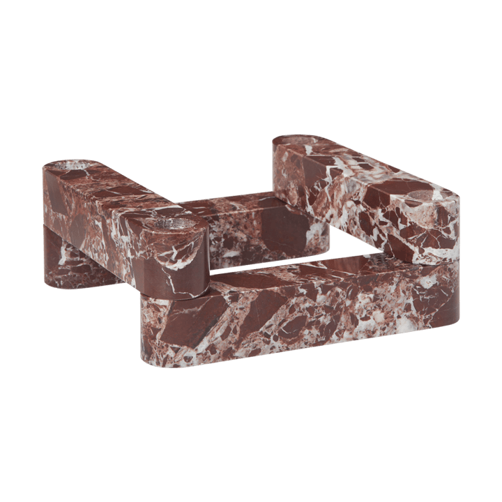 Newel modul lysestake 4 deler - Rosso - Ferm Living