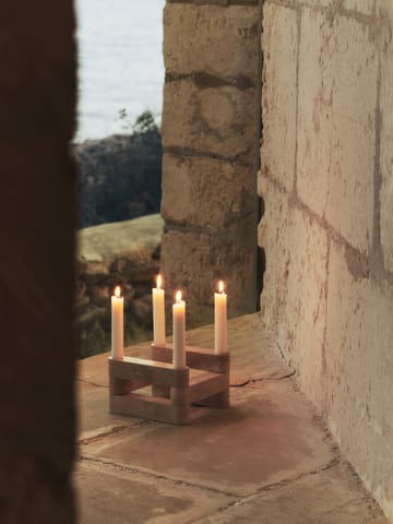 Newel modul lysestake 6 deler - Travertine - Ferm Living