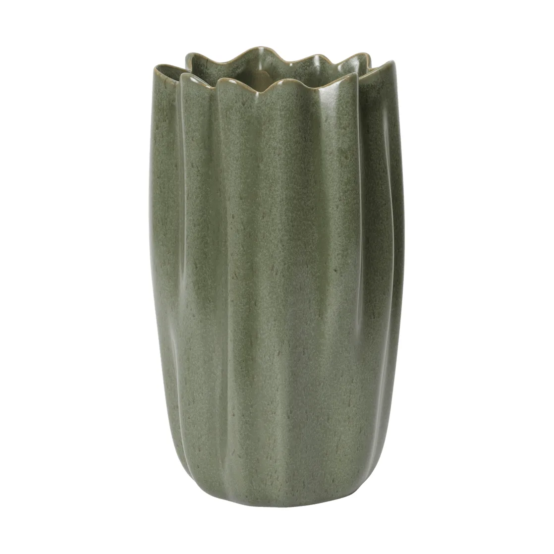 Nium vase, Dark sage, 23 cm Ferm Living