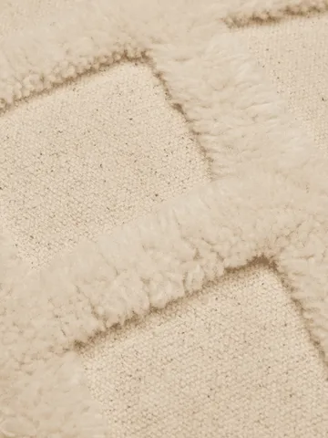 Norte grid pute - Off white, 40x60 cm - Ferm Living
