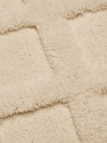 Norte grid pute - Off-white, 50x50 cm - Ferm Living