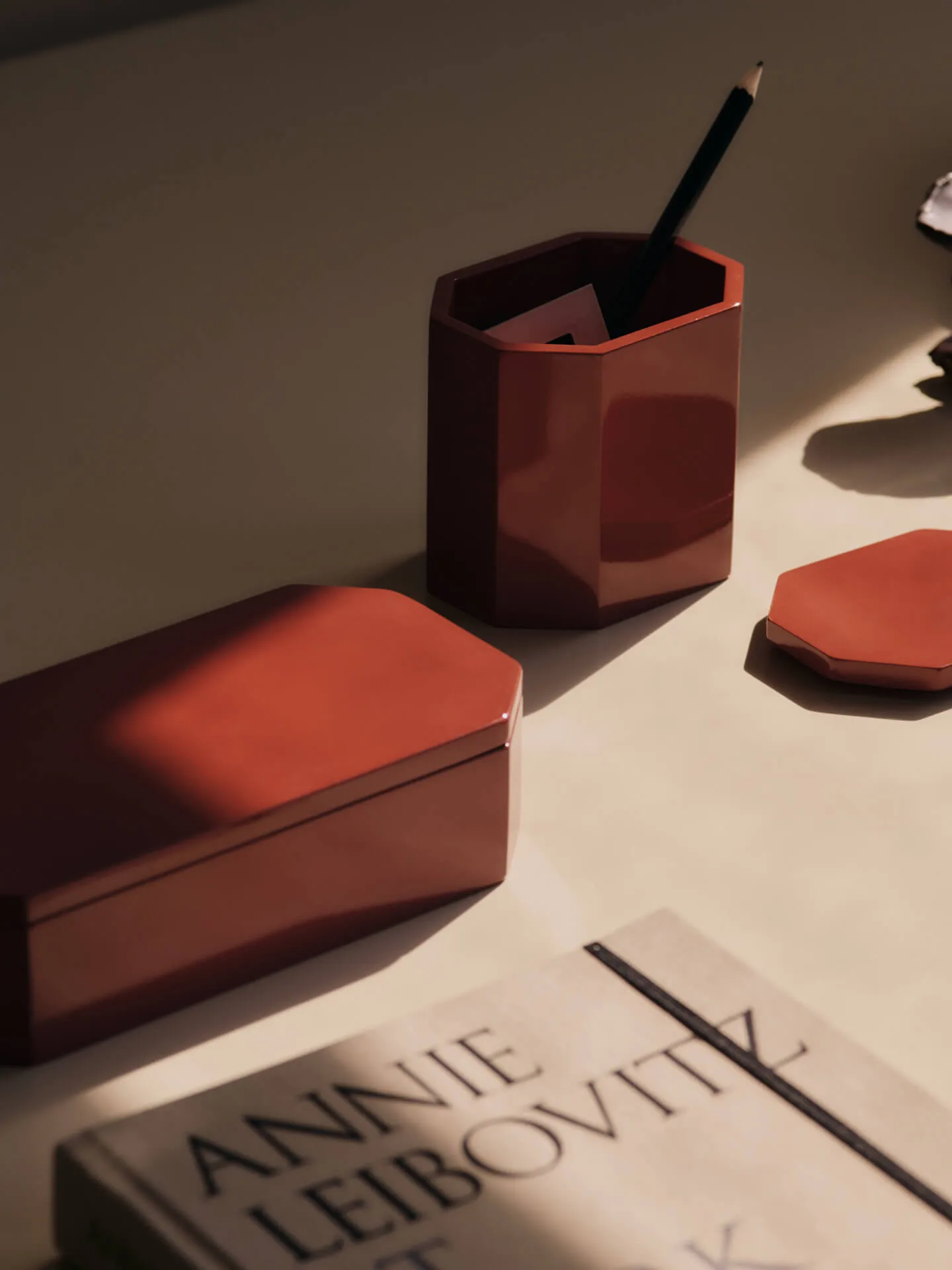 Nova oppbevaringsboks 7,5x10 cm, Picante Red Ferm Living