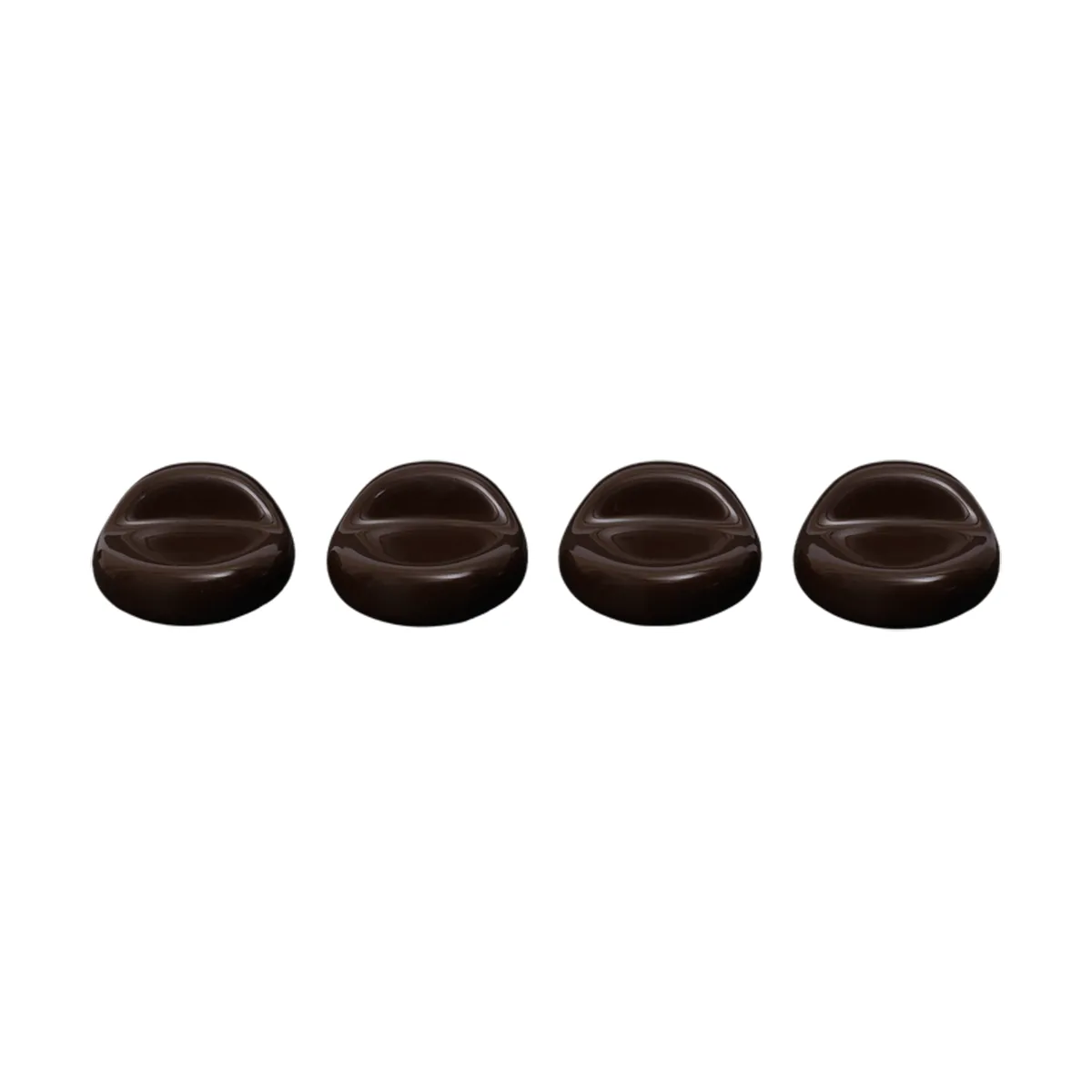 Nube føtter til potte 4-pk, Carob brown Ferm Living