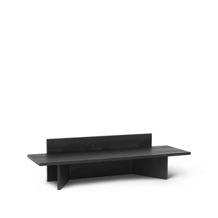 Oblique benk - oak black oiled - Ferm Living