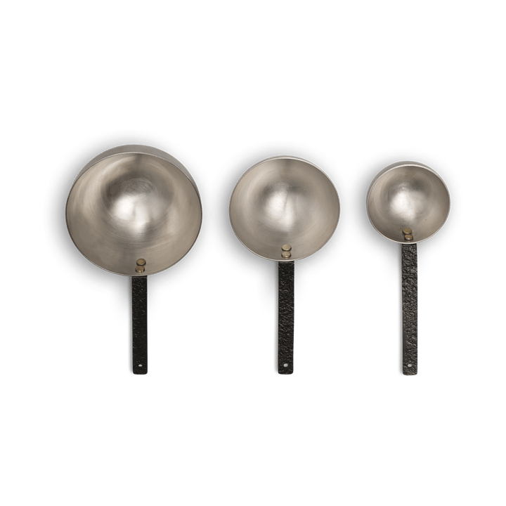 Obra Measuring Spoons matsett 3 deler - Stainless Steel - Ferm Living